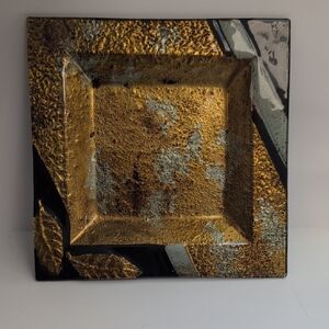 Gorgeous Textured Glass Plate